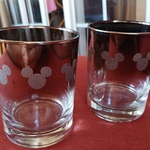 Disney Vintage Mickey drinking glasses (old fashioned)
